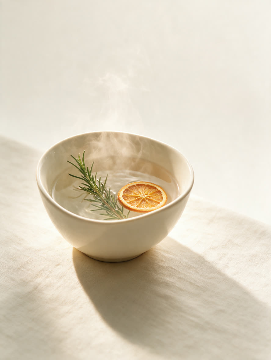 Aromatherapy steam